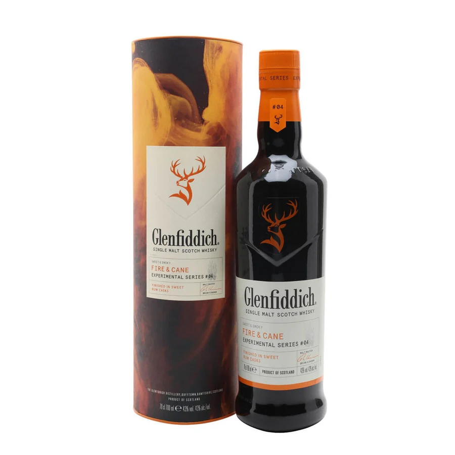 Glenfiddich Experiment 04 Fire & Cane Rum Cask Finish Single Malt Scotch Whisky 700 ml