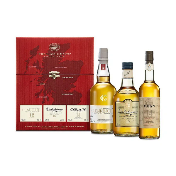 The Classic Malts Collection Oban / Dalwhinnie / Glenkinchie Gift Pack (3x200ml)