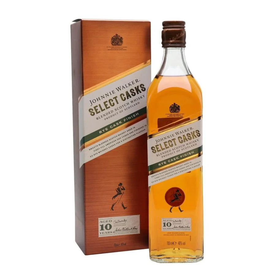 Johnnie Walker Select Casks Rye Cask Finish 10 Year Old Blended Scotch Whisky 700 ml