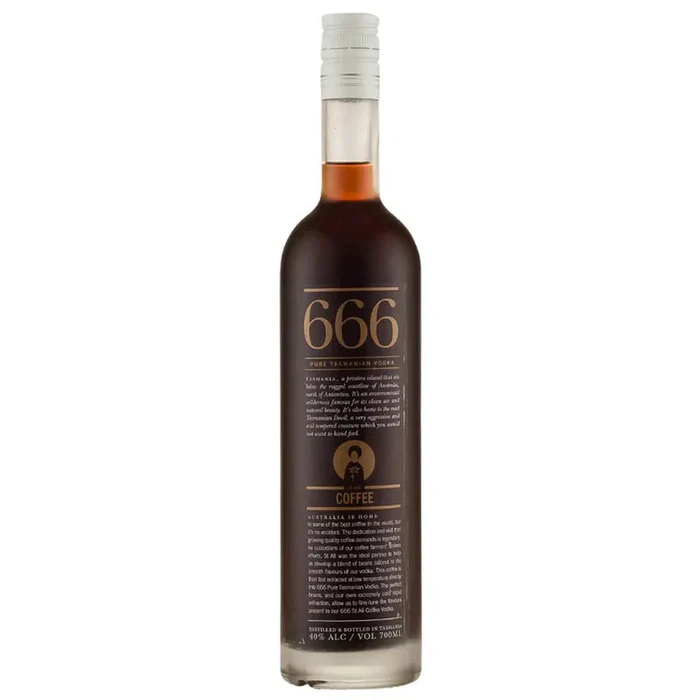 666 Coffee Pure Tasmanian Vodka 700ml