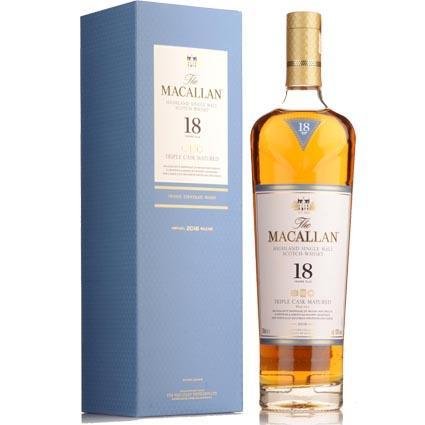 The Macallan Fine Oak Triple Cask Matured 18 Year Old Single Malt Scotch Whisky 700 ml (2019 Release)