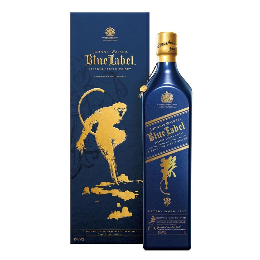 Johnnie Walker Blue Label Year of the Monkey Limited Edition 1 L