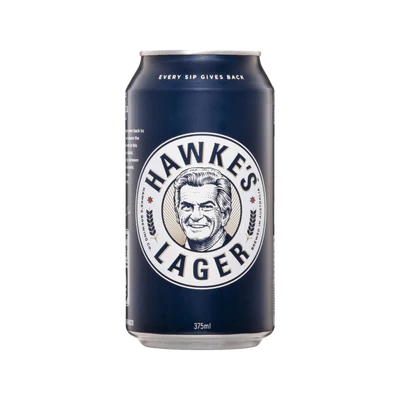 Hawke's Brewing Co. Lager Cans 24x375ml