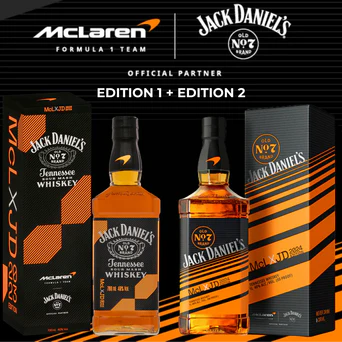 Jack Daniel's x McLaren 2023 & 2024 Limited Edition Tennessee Whiskey