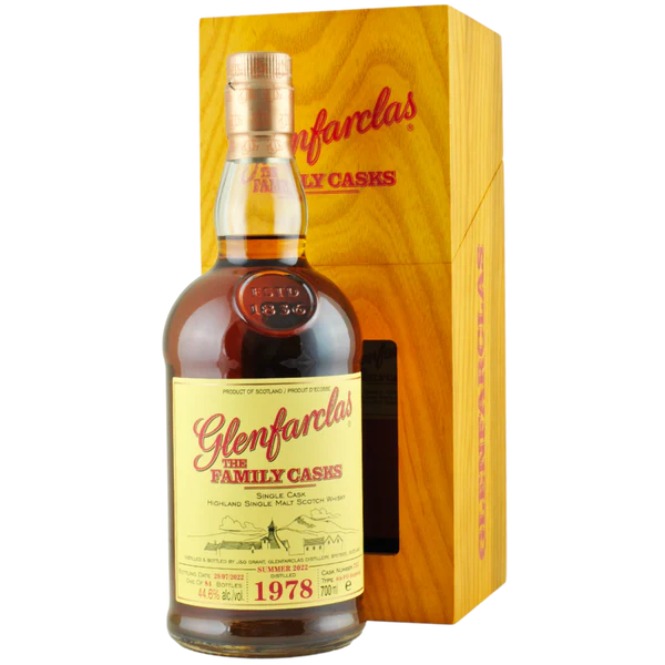 Glenfarclas 1978 Family Casks 44 Years Old 4th Fill Hogshead 700ml