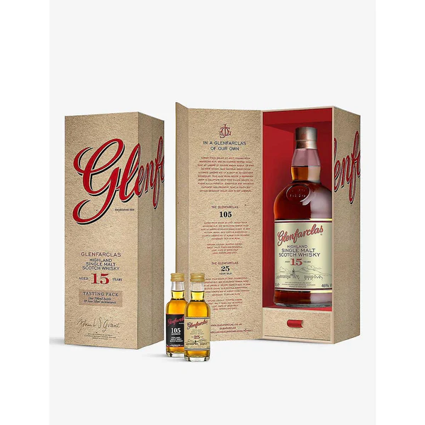Glenfarclas 15 Year Old Single Malt Scotch Whisky Gift Pack