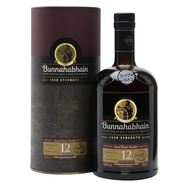 Bunnahabhain 12 Year Old Cask Strength 2022 Edition Single Malt Scotch Whisky 700ml