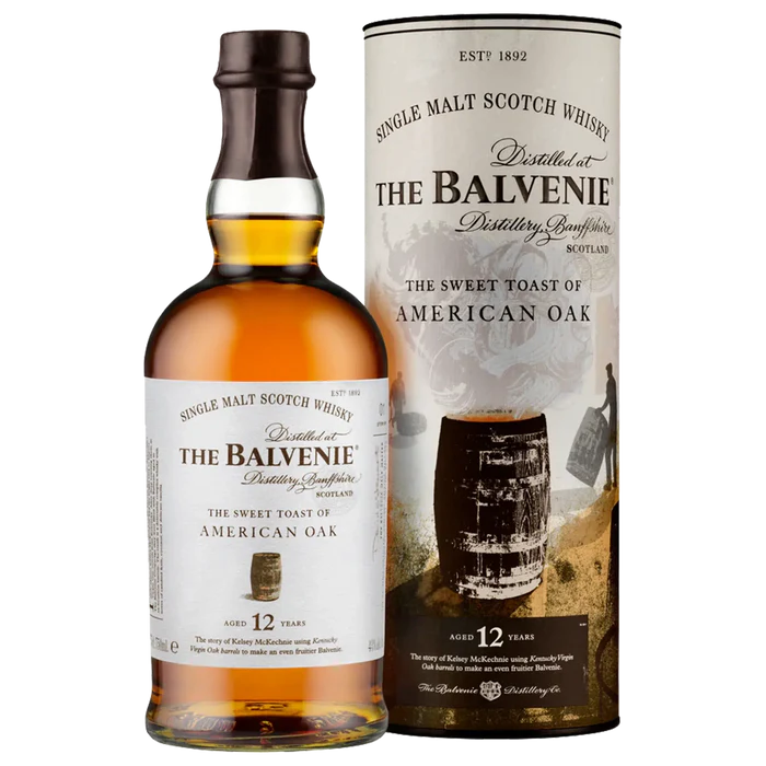 The Balvenie 12 Year Old American Oak Single Malt Scotch Whisky 700 ml