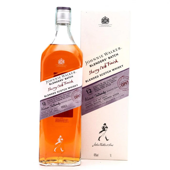 Johnnie Walker Limited Edition Blenders Batch Sherry Cask Finish 12 Year Old Blended Scotch Whisky 1 L