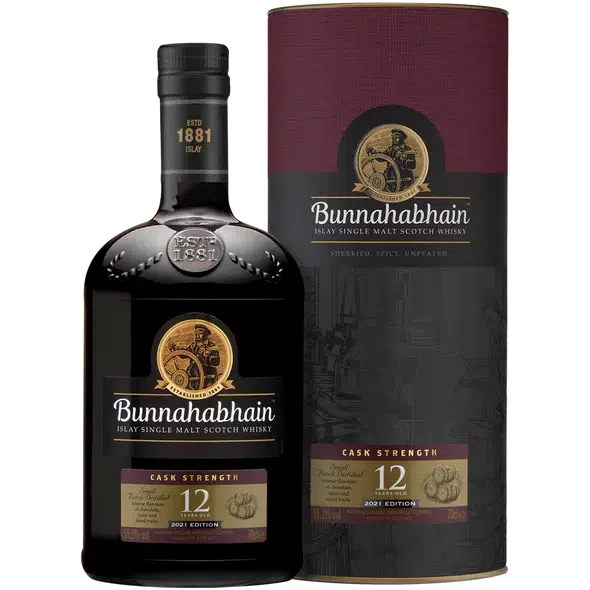 Bunnahabhain 12 Year Old Cask Strength 2021 Edition Single Malt Scotch Whisky 700 ml