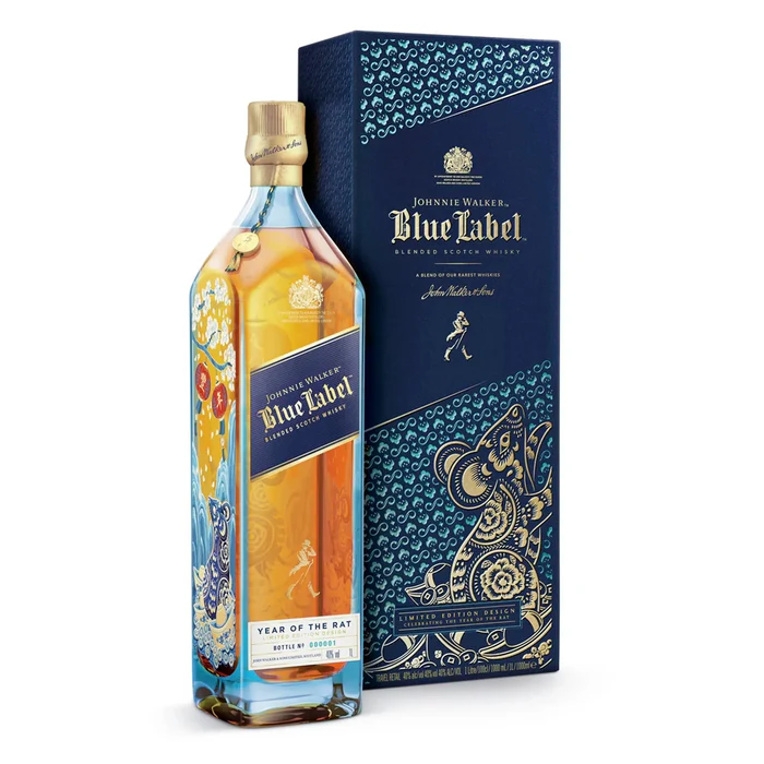 Johnnie Walker Blue Label Year of the Rat Blended Scotch Whisky 1 L