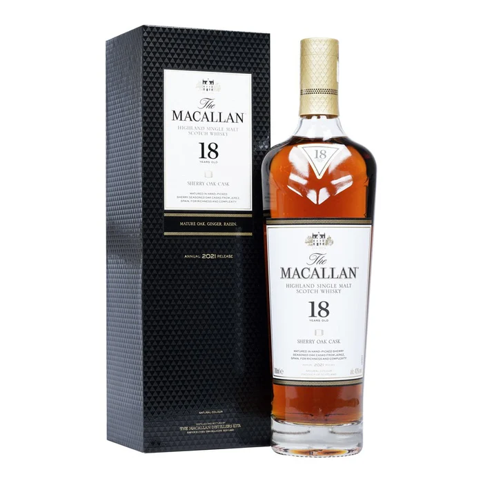 The Macallan Sherry Oak Cask 18 Year Old (2021) Single Malt Scotch Whisky 700 ml