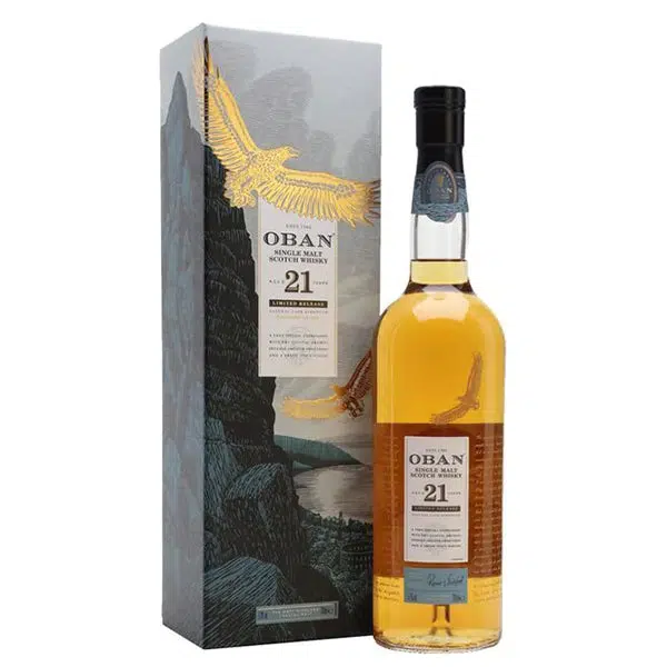 Oban 21 Years Old Cask Strength Whisky Gift Box 700 ml