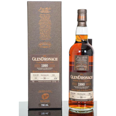 1990 Glendronach Single Cask No.9333 Pedro Ximenez Sherry Butt Cask Strength 30 Year Old