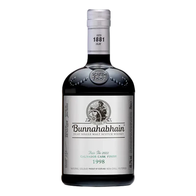 Bunnahabhain Fèis Ìle 2022: 1998 Calvados Cask Finish Single Malt Scotch Whisky 700ml