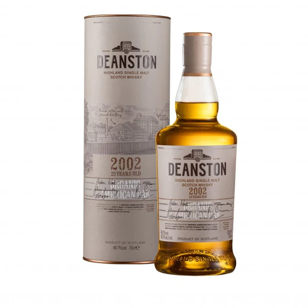 Deanston 2002 Organic American Oak 20 Year Old Single Malt Scotch Whisky 700ml