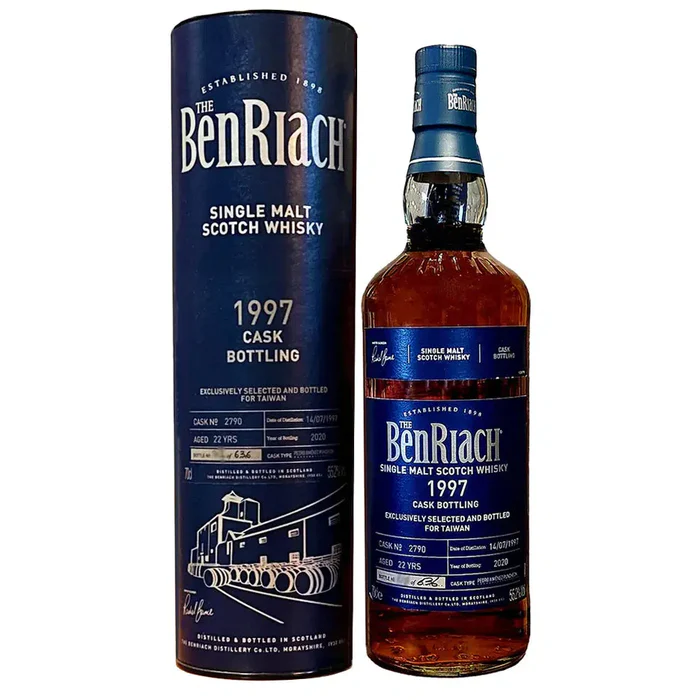 Benriach 22 Year Old 1997 Cask 2790 Scotch Whisky 700 ml