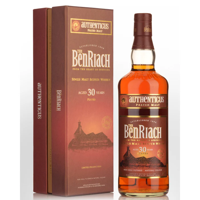 Benriach Authenticus Peated 30 Year Old Single Malt Scotch Whisky 700 ml