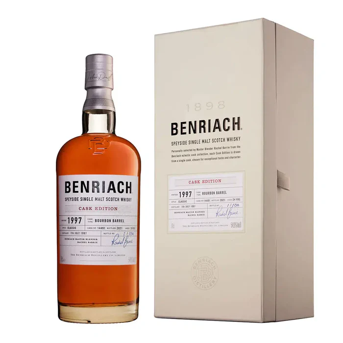 Benriach 24 Year Old 1997 Cask 14491 Batch 18 700 ml