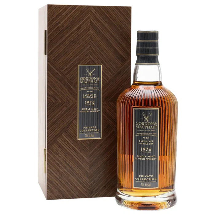 Glenlivet 1976 43 Year Old Gordon & MacPhail Private Collection Single Malt Whisky 700 ml