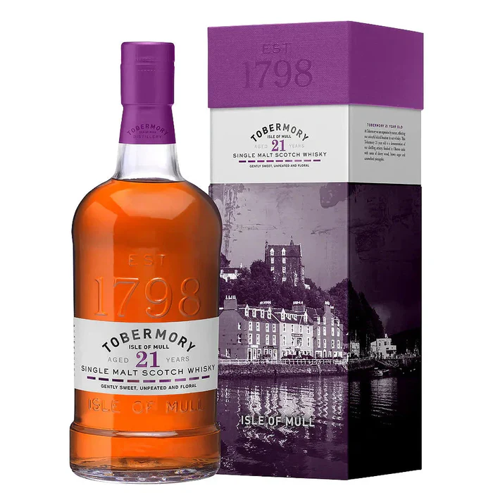 Tobermory 21 Year Old Oloroso Sherry Cask Finish Single Malt Scotch Whisky 700ml