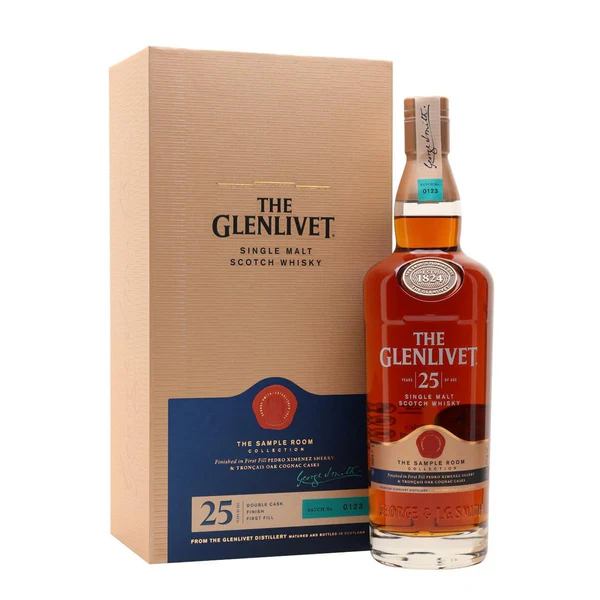 Glenlivet 25 Year Old The Sample Room Collection Single Malt Scotch Whisky 700ml