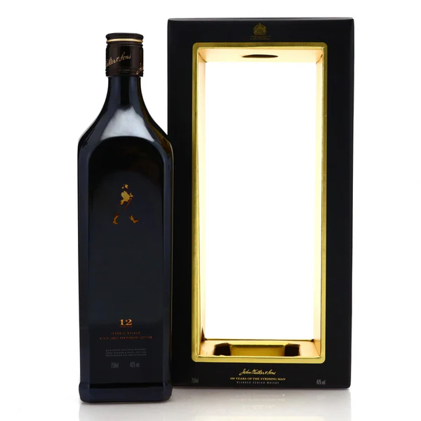Johnnie Walker Black 100th Anniversary Edition The Striding Man 12 Year Old Blended Scotch Whisky 750ml