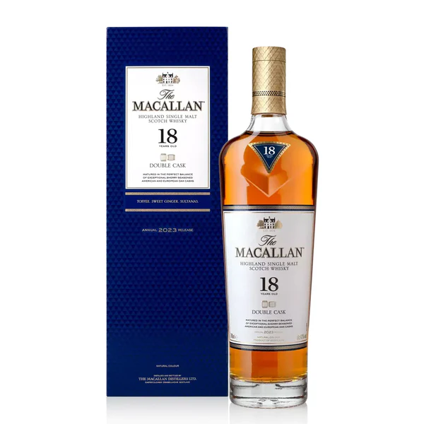 The Macallan 'Double Cask' 2023 Double Cask 18 Year Old Single Malt Scotch Whisky 700ml