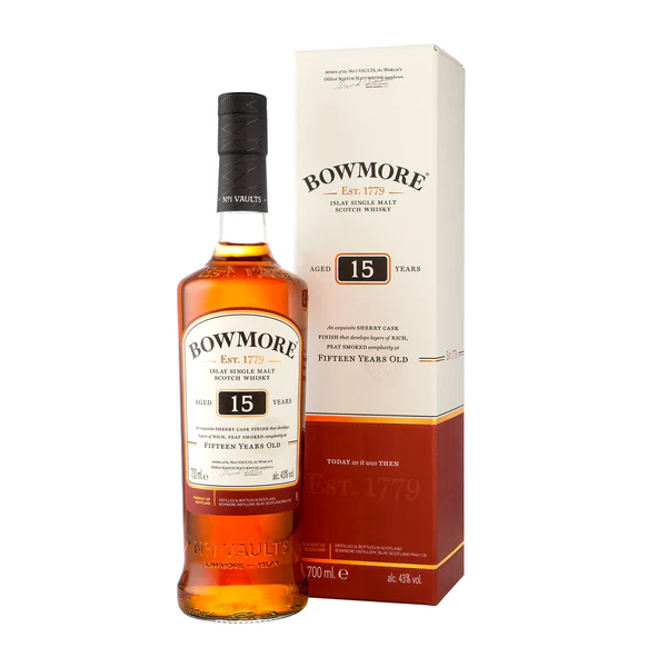 Bowmore 15 Year Old Single Malt Scotch Whisky 700ml