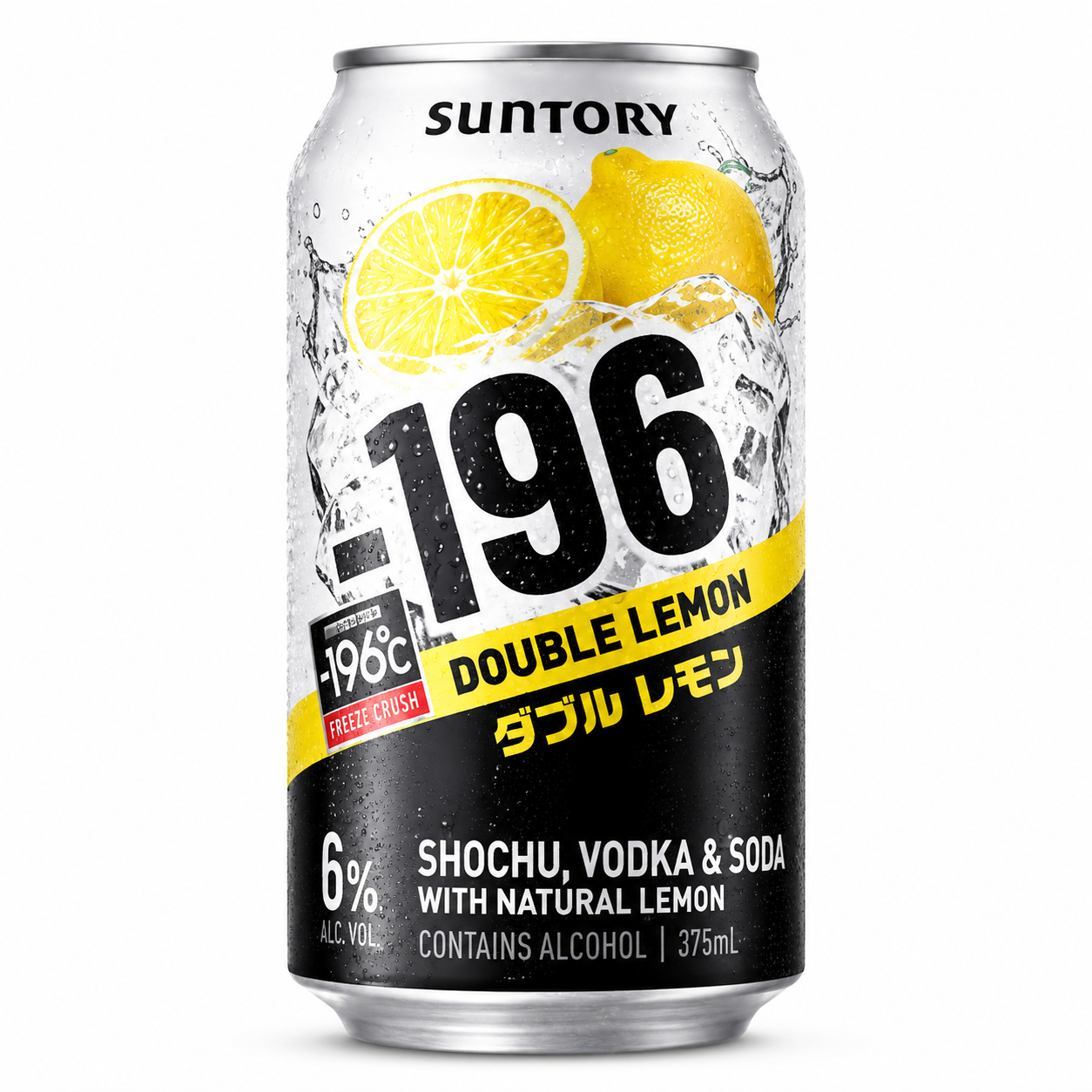 -196 SUNTORY DOUBLE LEMON 6% 10 PK